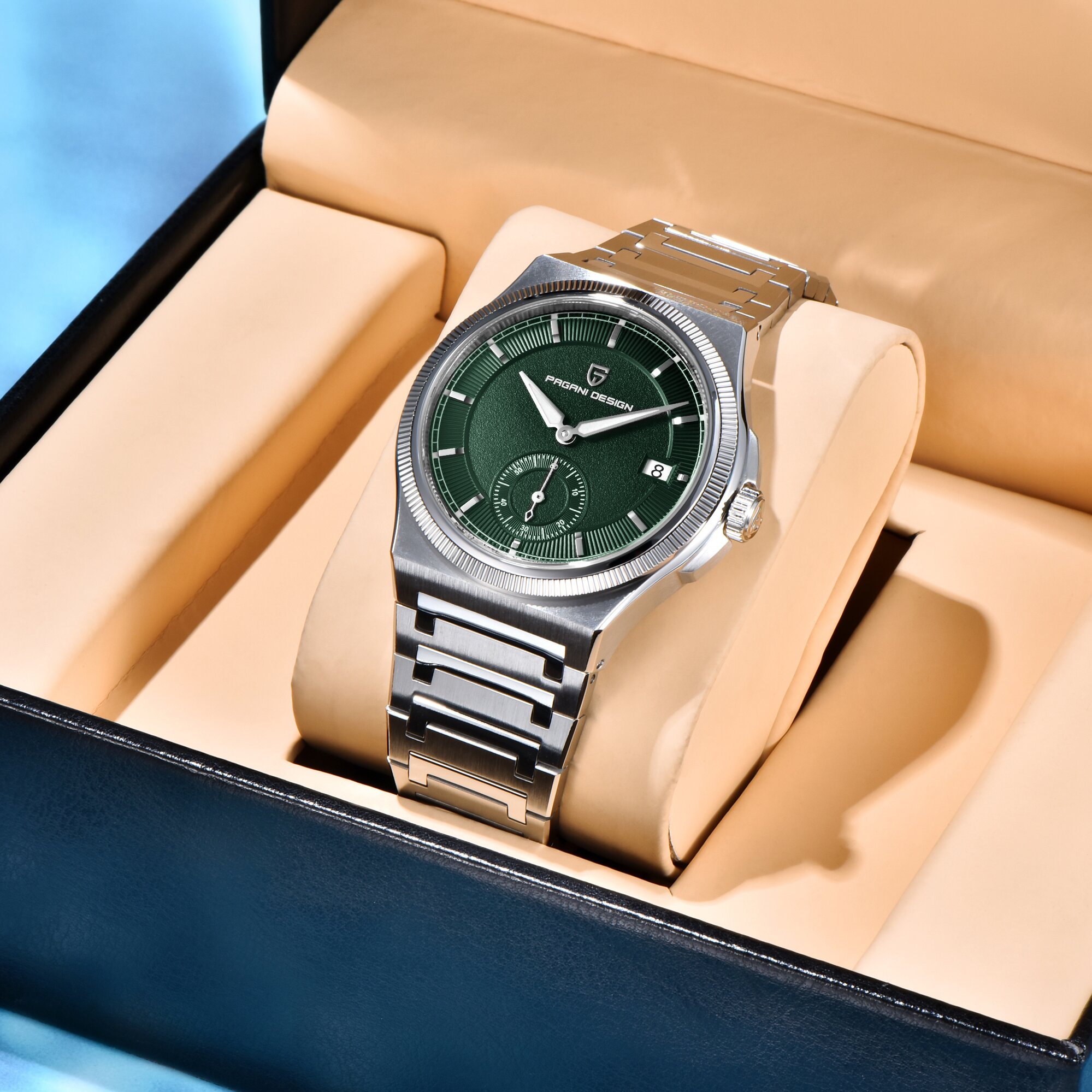 Seiko Watch Presage - PAGANI DESIGN Minimalistische Luxus-Herrenuhr 42MM Premium-Stil