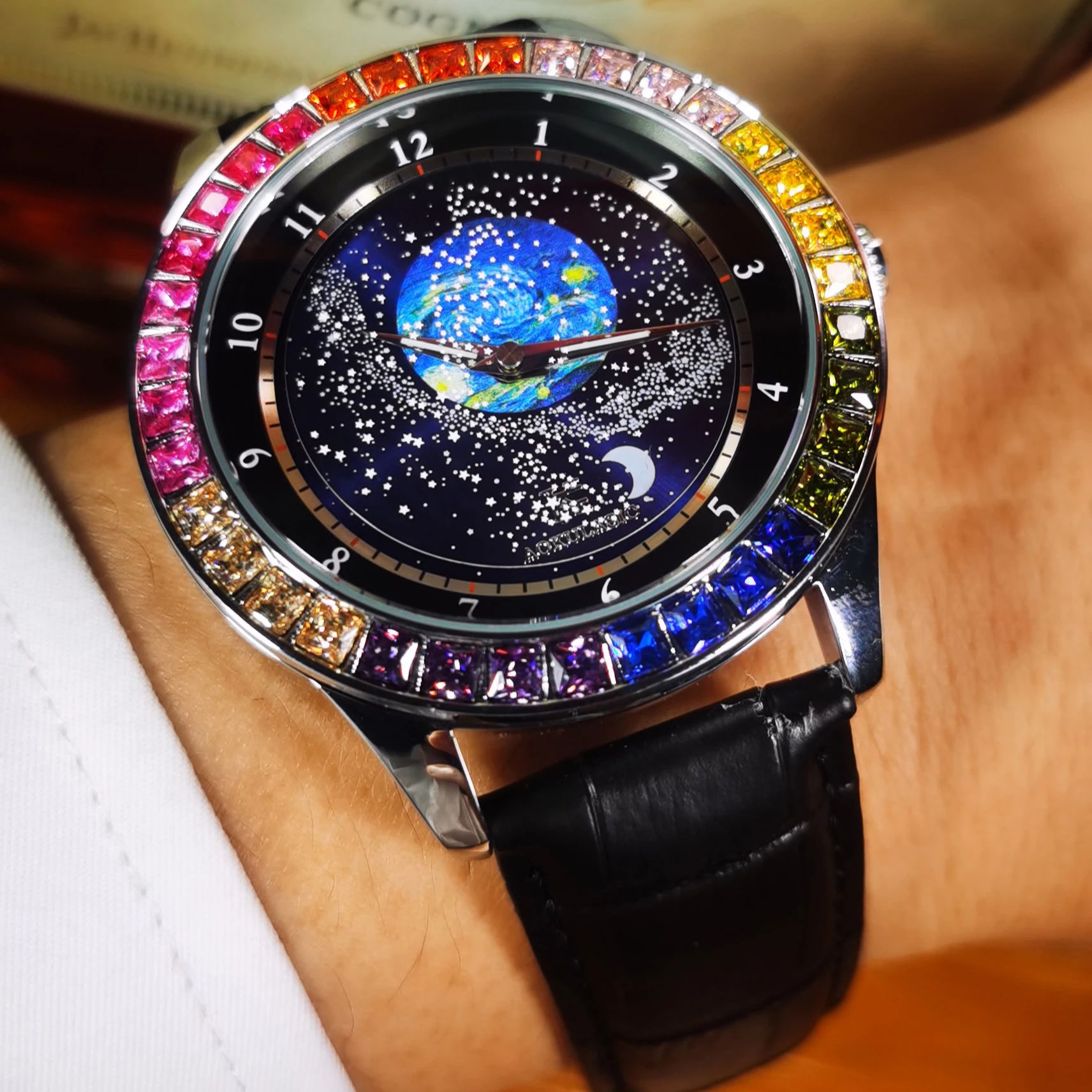 Omega Watch Constellation - Mode Starry Sky Leuchtende Mechanische Uhr
