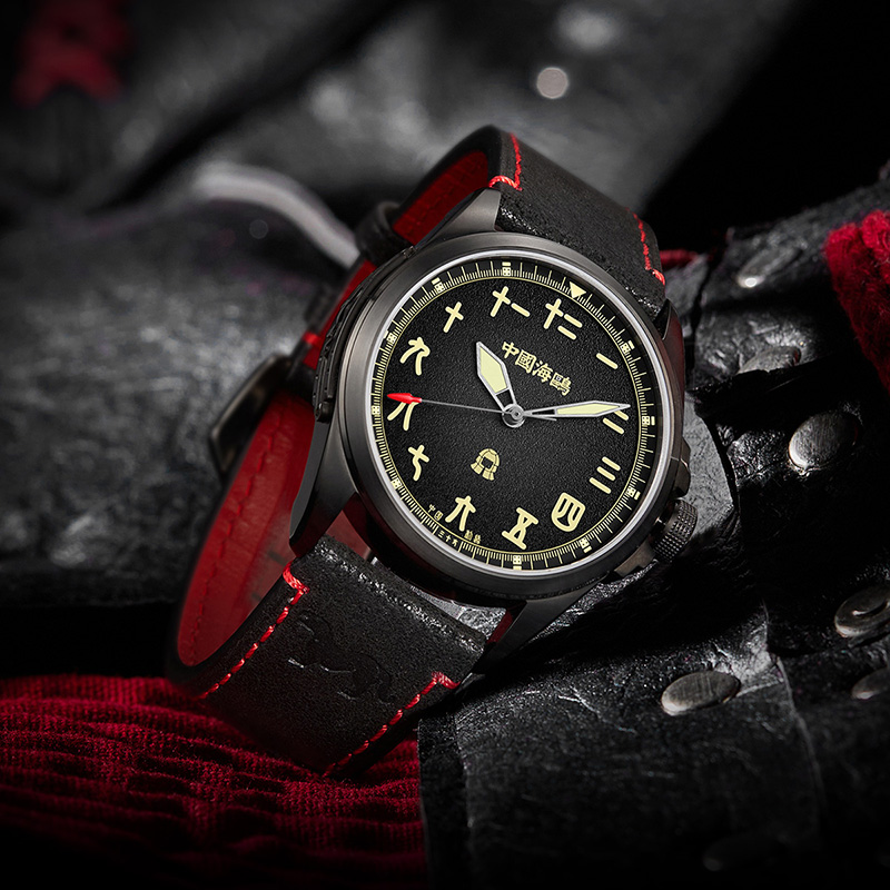 Omega Watch Constellation - Seagull-Uhr für Herren, schwarz, militärisch, automatische