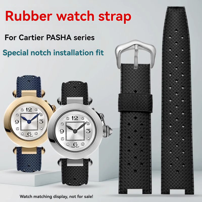Gummi-Herrenuhrenarmband für C – Cartier Watch Ballon Bleu Bewertung und Preis