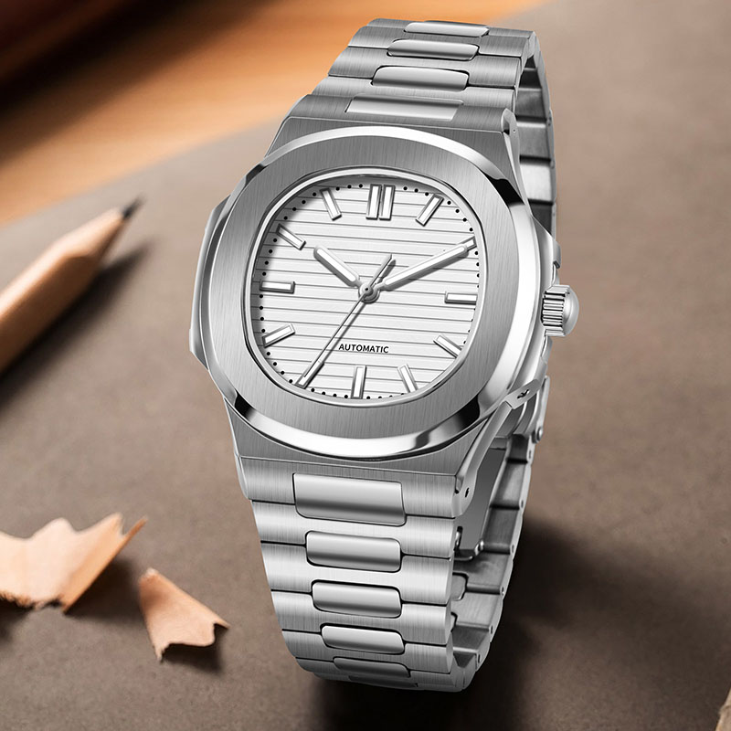 MACARLON 43mm Nautilus-Stil Au – Patek Philippe Watch Nautilus Bewertung und Preis